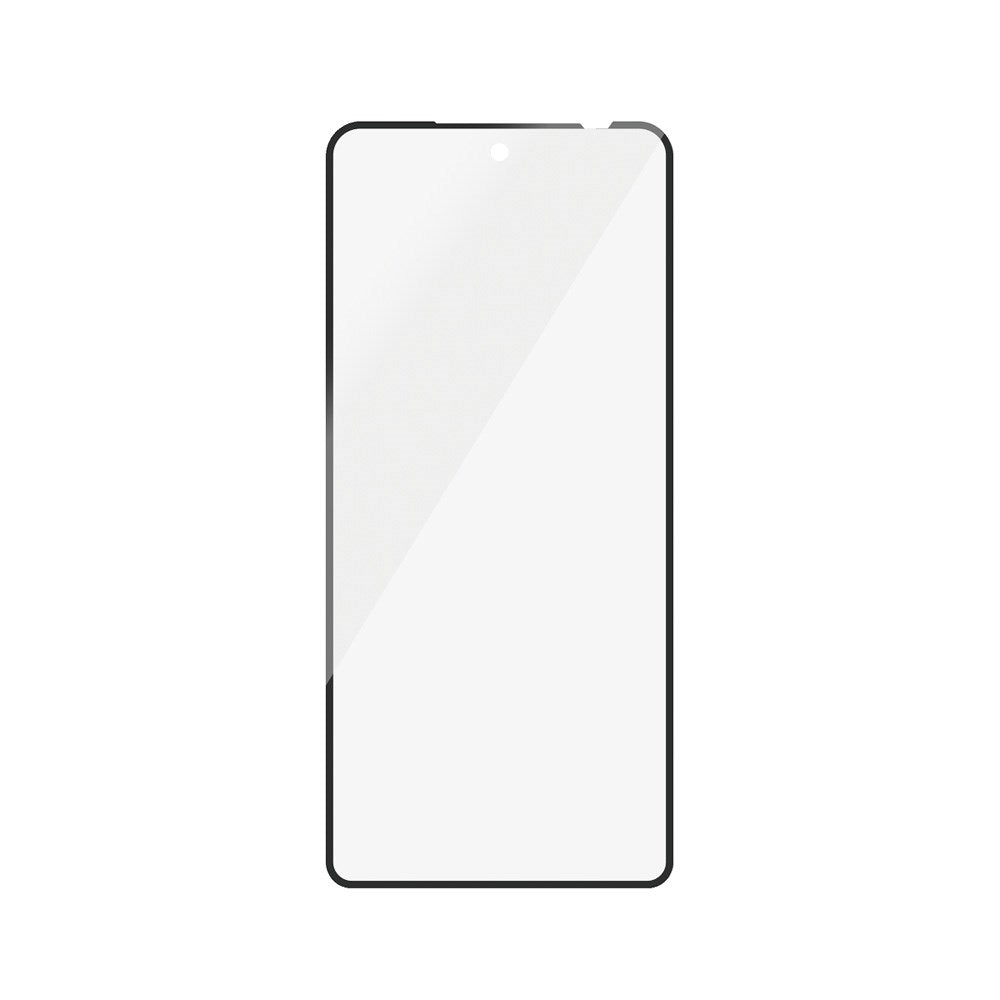 Motorola Moto G75 (5G) - PanzerGlass Ultra-Wide Fit Skærmbeskyttelsesglas - Gennemsigtig / Sort Kant