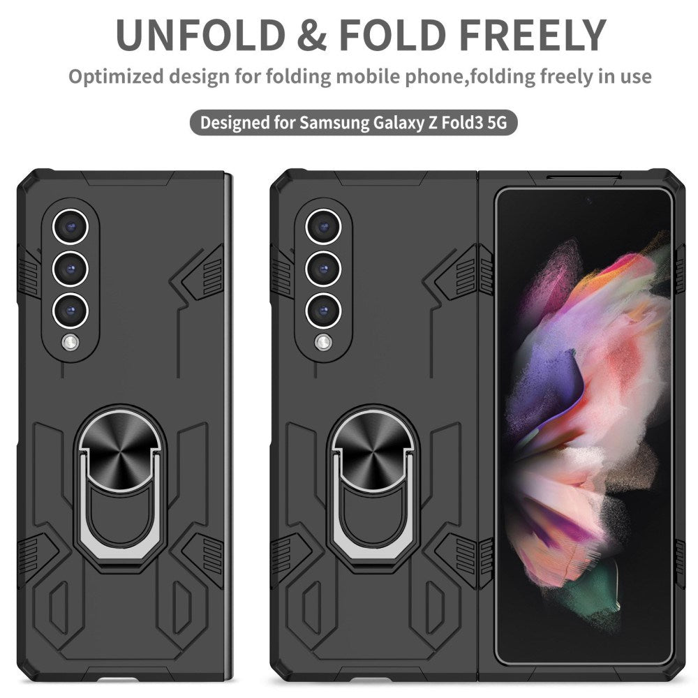 EIDERWOOD Samsung Galaxy Z Fold4 (5G) Håndværker Cover m. Kickstand - Sort
