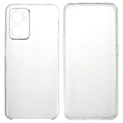 Oppo Find X5 Lite Fleksibelt Plastik Cover m. Skærmbeskyttelse - Gennemsigtig