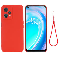 EIDERWOOD OnePlus Nord CE 2 Lite (5G) Liquid Silikone Cover m. Strop - Rød