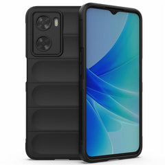 OPPO A57 / A57s EIDERWOOD Fleksibelt Plastik Cover - Sort