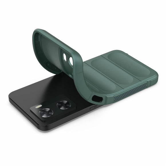 OPPO A57 / A57s EIDERWOOD Fleksibelt Plastik Cover - Grøn