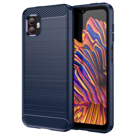 EIDERWOOD Samsung Galaxy Xcover 6 Pro Brushed Carbon Cover - Blå