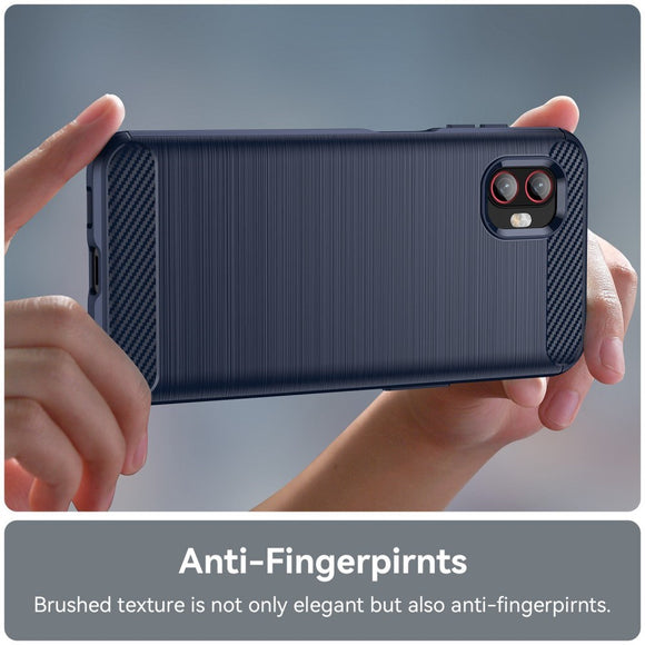 EIDERWOOD Samsung Galaxy Xcover 6 Pro Brushed Carbon Cover - Blå