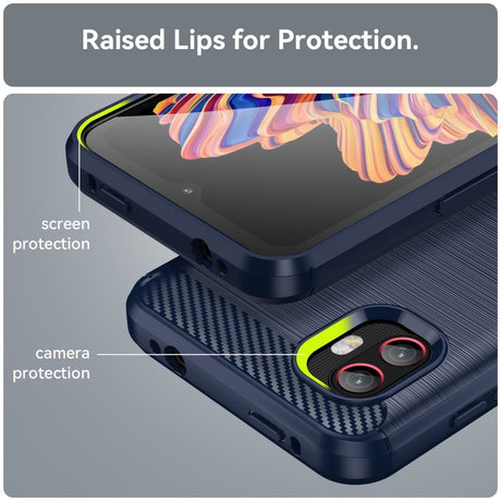 EIDERWOOD Samsung Galaxy Xcover 6 Pro Brushed Carbon Cover - Blå