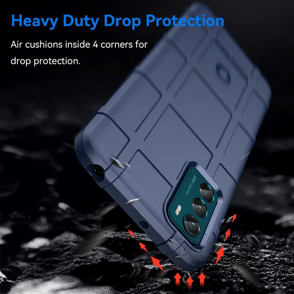 Motorola Moto G42 Rugged Shield Series Håndværker Cover - Blå