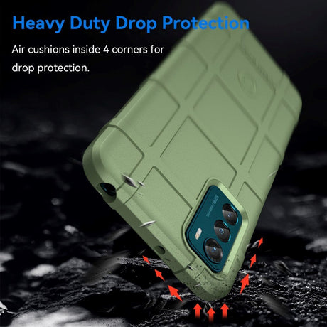 Motorola Moto G42 Rugged Shield Series Håndværker Cover - Grøn