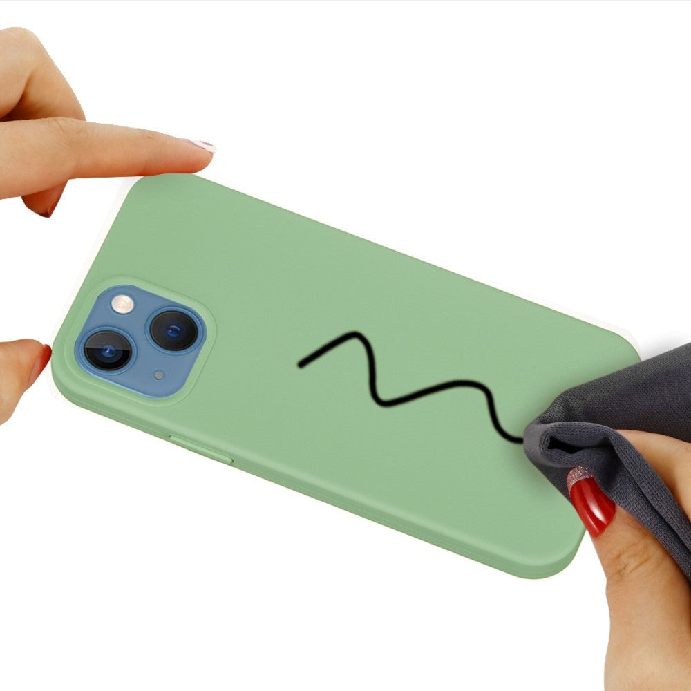iPhone 14 Silikone Cover - Mintgrøn