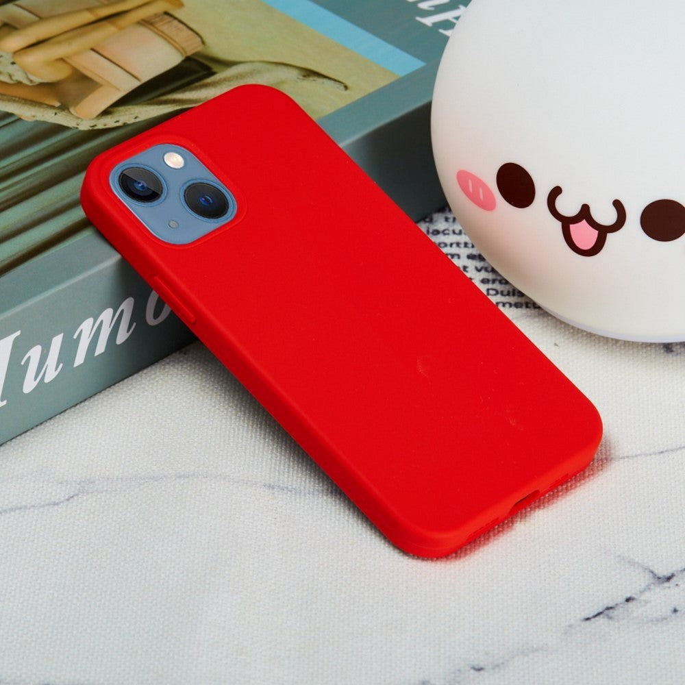 iPhone 14 Silikone Cover - Rød