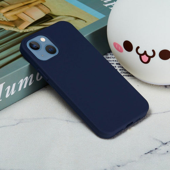 iPhone 14 Silikone Cover - Midnatsblå