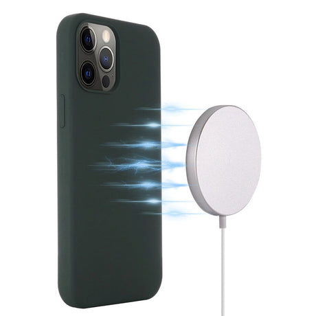 iPhone 14 Pro Max Silikone Cover - MagSafe Kompatibel - Grøn