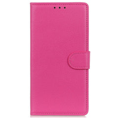 Samsung Galaxy M13 Litchi Læder Cover m. Pung - Pink