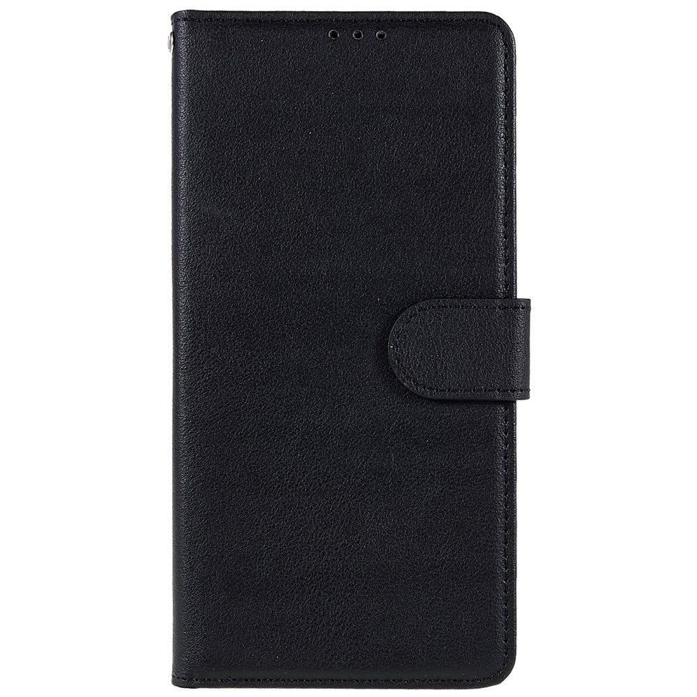 OPPO A76 / Realme 9i Læder Cover m. Pung & Ståfunktion - Sort