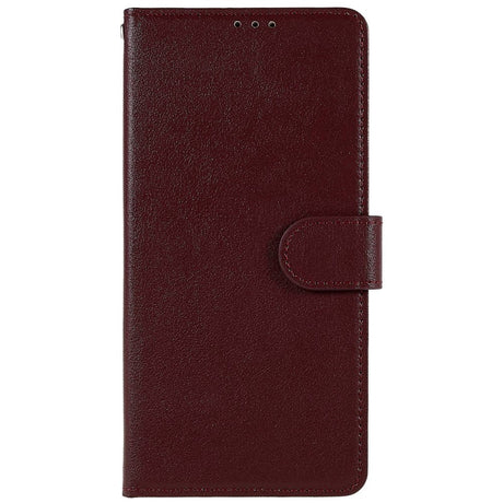 OPPO A76 / Realme 9i Læder Cover m. Pung & Ståfunktion - Vinrød