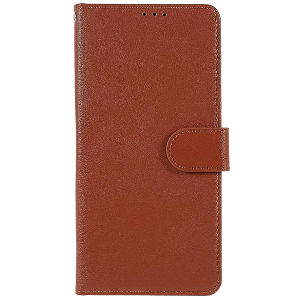 OPPO A76 / Realme 9i Læder Cover m. Pung & Ståfunktion - Brun