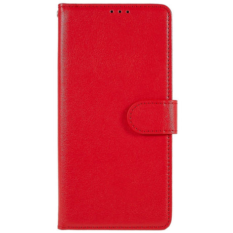 OPPO A76 / Realme 9i Læder Cover m. Pung & Ståfunktion - Rød
