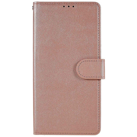 OPPO A76 / Realme 9i Læder Cover m. Pung & Ståfunktion - Rose Gold