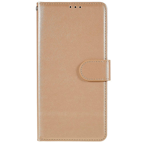 OPPO A76 / Realme 9i Læder Cover m. Pung & Ståfunktion - Guld
