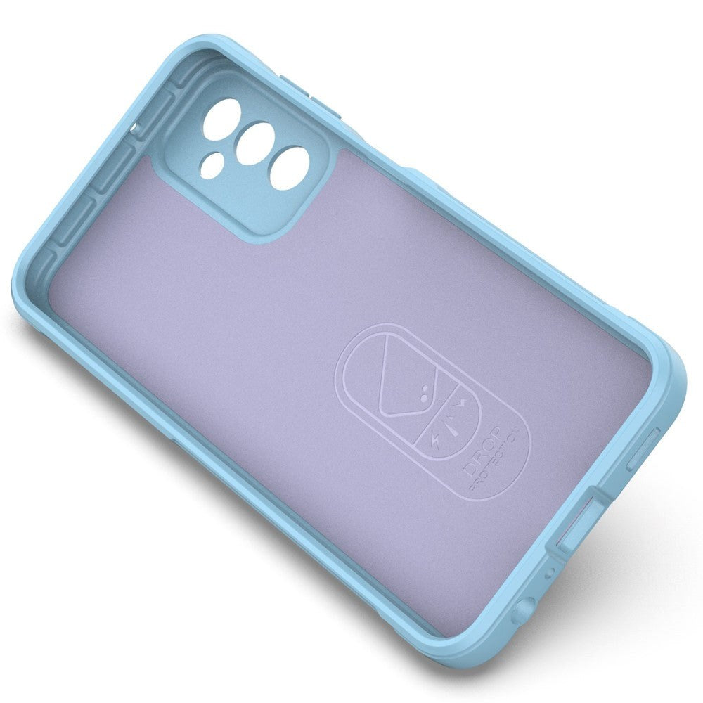 Samsung Galaxy M13 Fleksibelt Plastik Cover - Lyseblå
