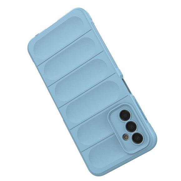 Samsung Galaxy M13 Fleksibelt Plastik Cover - Lyseblå