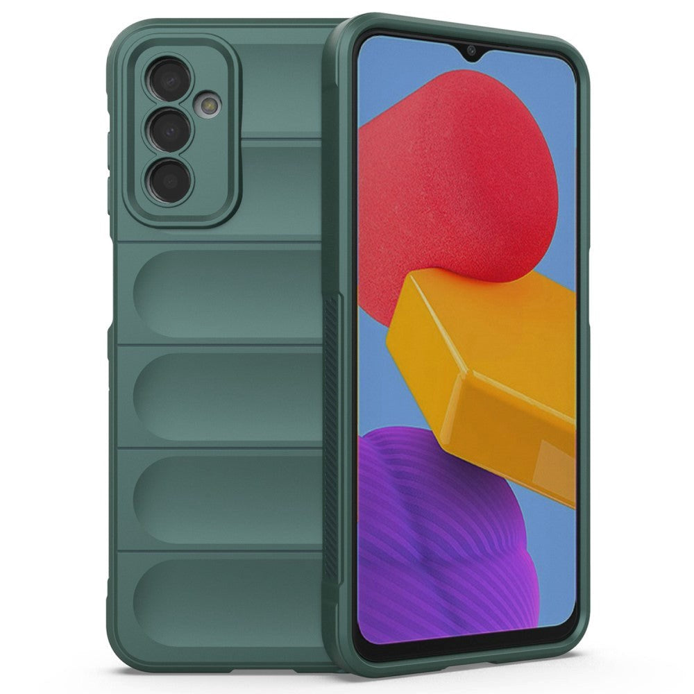 Samsung Galaxy M13 Fleksibelt Plastik Cover - Grøn