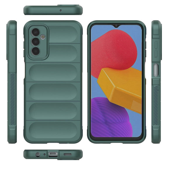 Samsung Galaxy M13 Fleksibelt Plastik Cover - Grøn