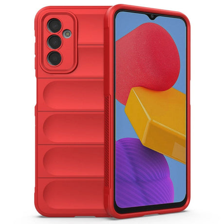 Samsung Galaxy M13 Fleksibelt Plastik Cover - Rød