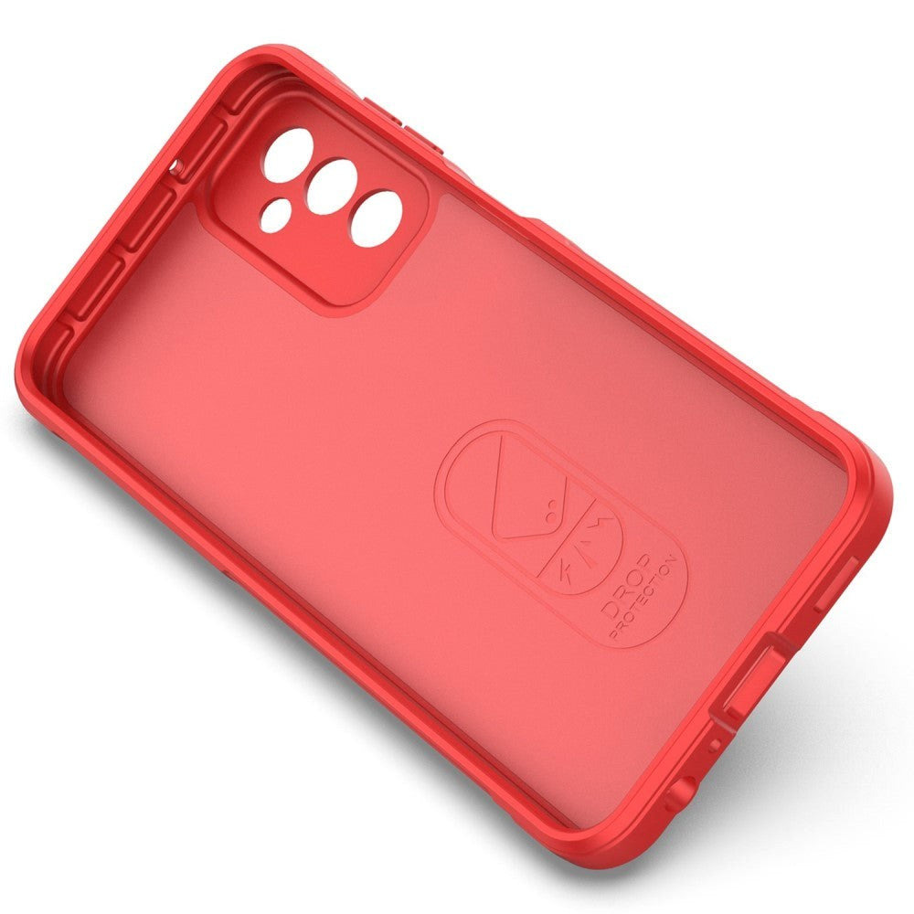 Samsung Galaxy M13 Fleksibelt Plastik Cover - Rød