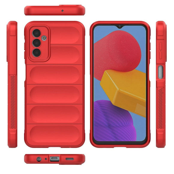 Samsung Galaxy M13 Fleksibelt Plastik Cover - Rød