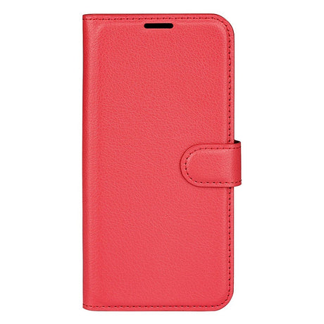 Xiaomi Poco F4 GT Litchi Læder Cover m. Pung - Rød