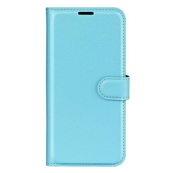 Xiaomi Poco F4 GT Litchi Læder Cover m. Pung - Lyseblå