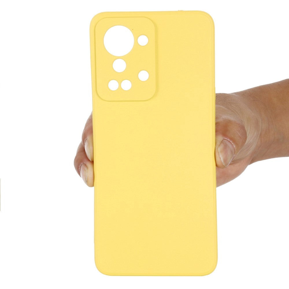 OnePlus Nord 2T (5G) Liquid Silikone Cover m. Strop - Gul