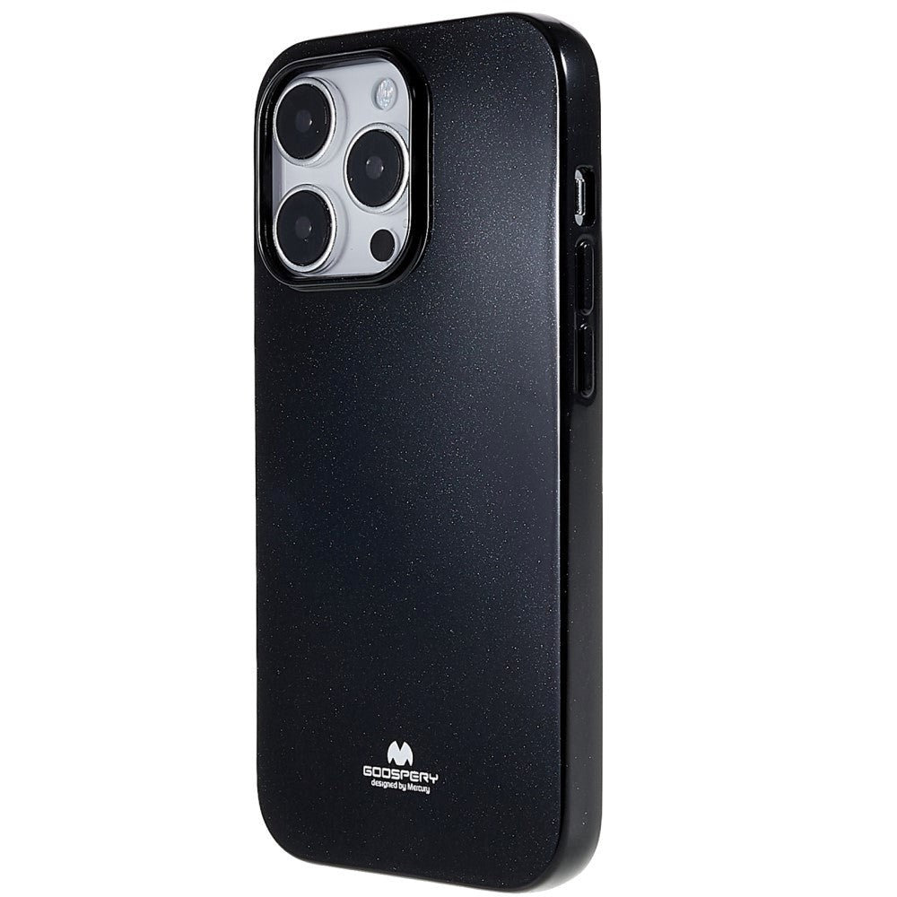 iPhone 14 Pro Max Mercury Goospery Fleksibelt Plastik Cover - Sort