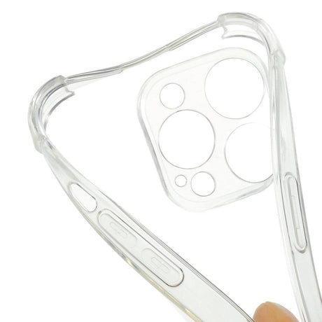 iPhone 14 Pro Fleksibelt Plastik Cover m. Snor / Strop - Gennemsigtig