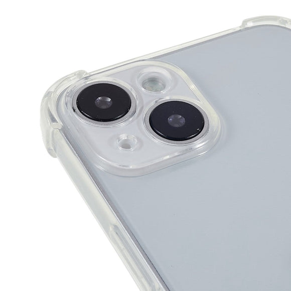 iPhone 14 Fleksibelt Plastik Cover m. Snor / Strop - Gennemsigtig