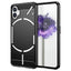 Nothing Phone (1) Brushed Carbon Fiber TPU Plast Cover - Sort