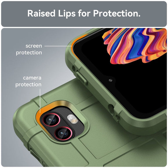 Samsung Galaxy XCover 6 Pro Rugged Shield Series Håndværker Cover - Grøn