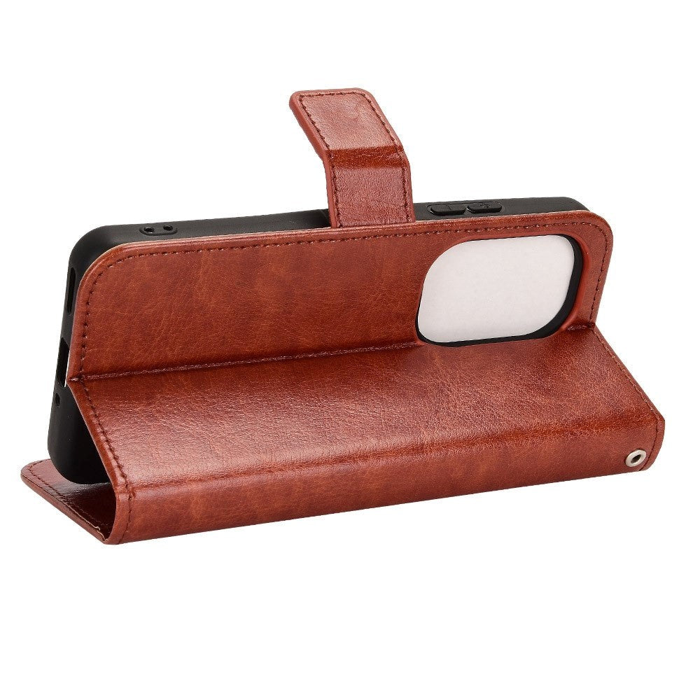 Asus Zenfone 10 / 9 Læder Cover m. Pung og Ståfunktion - Brun