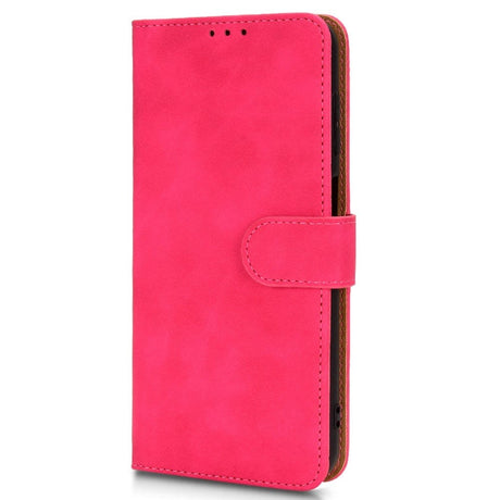 Samsung Galaxy M13 Læder Cover m. Pung og Magnetisk Luk - Lyserød