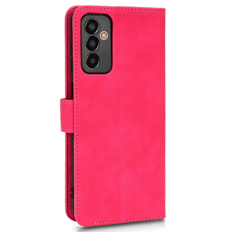 Samsung Galaxy M13 Læder Cover m. Pung og Magnetisk Luk - Lyserød