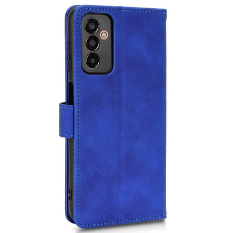 Samsung Galaxy M13 Læder Cover m. Pung og Magnetisk Luk - Blå