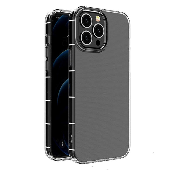 iPhone 14 Pro Fleksibel Plastik Airbag Cover - Gennemsigtig