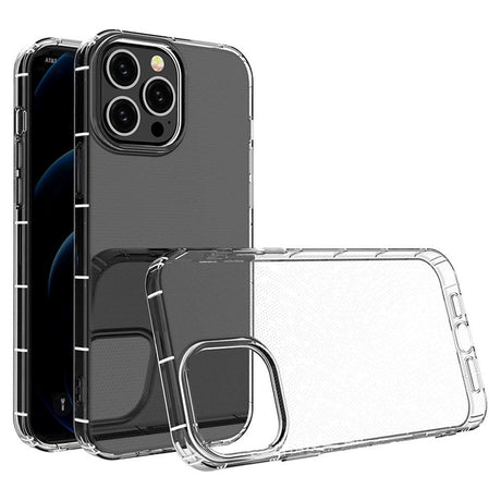iPhone 14 Plus Fleksibel Plastik Airbag Cover - Gennemsigtig