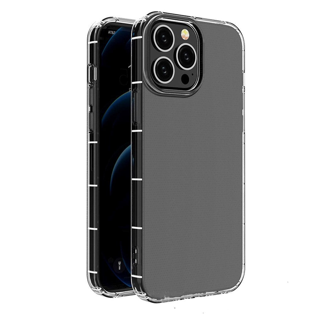 iPhone 14 Plus Fleksibel Plastik Airbag Cover - Gennemsigtig