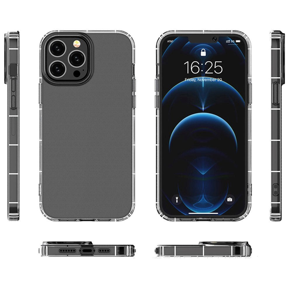 iPhone 14 Plus Fleksibel Plastik Airbag Cover - Gennemsigtig