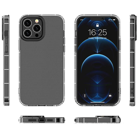 iPhone 14 Plus Fleksibel Plastik Airbag Cover - Gennemsigtig