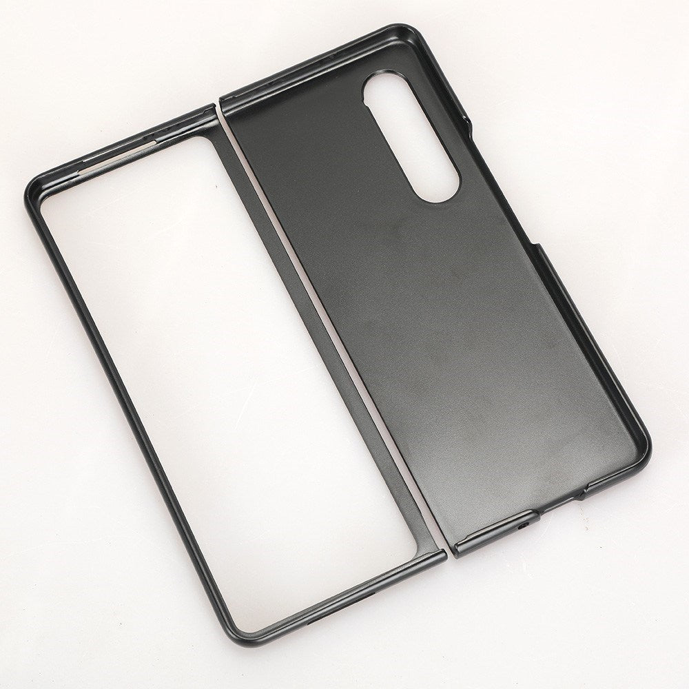 EIDERWOOD Samsung Galaxy Z Fold4 (5G) Kunstlæderbelagt Plastik Cover - Sort