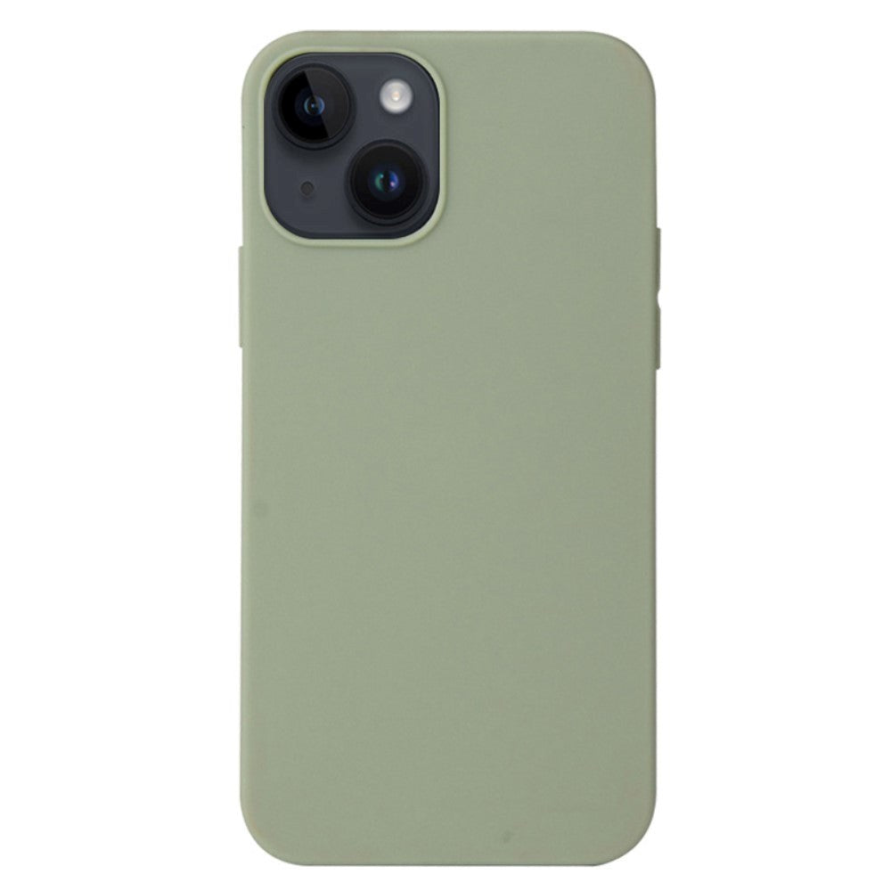 iPhone 14 Fleksibelt Plastik Cover - Grøn