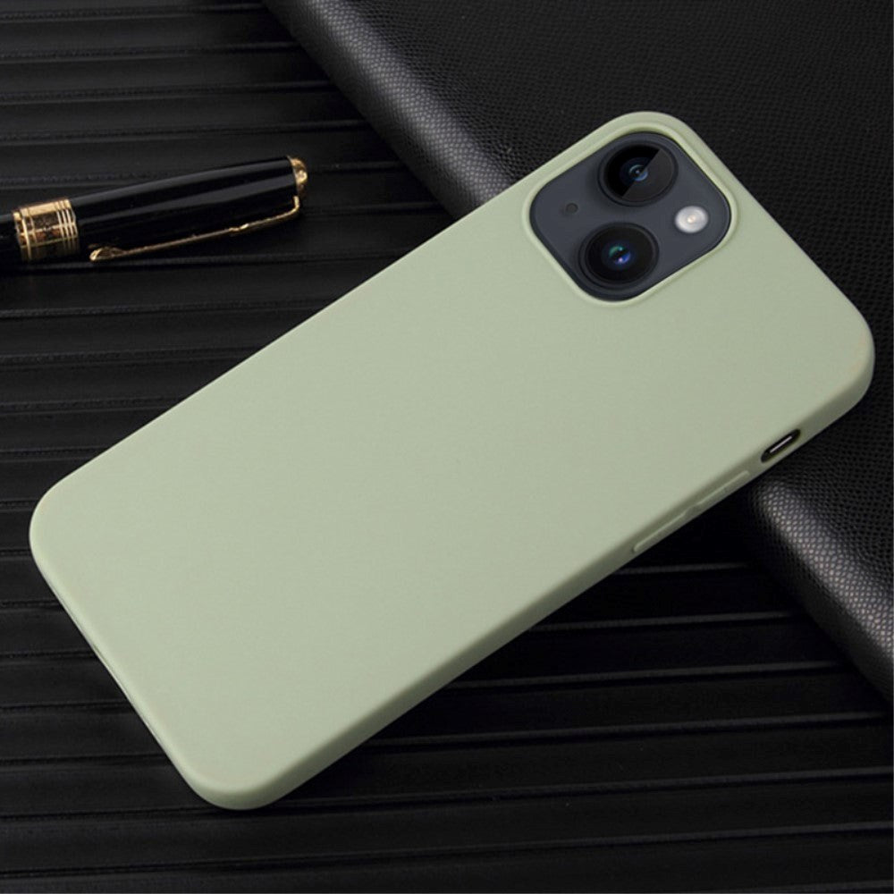 iPhone 14 Fleksibelt Plastik Cover - Grøn
