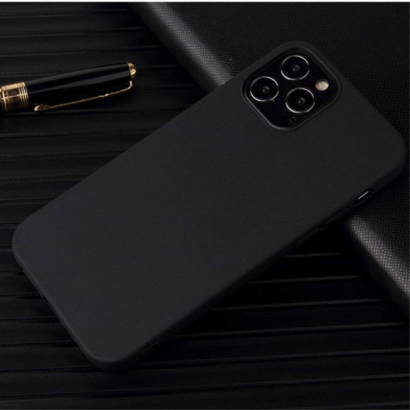 iPhone 14 Pro Fleksibelt Plastik Cover - Sort